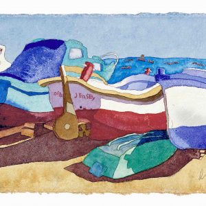 Boats at La Rocque (Jersey)
