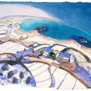 St Ouen’s Bay under snow (Jersey)